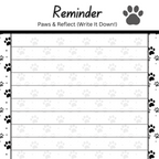 Cub Paw Notepad 3.25 x 8 Inches