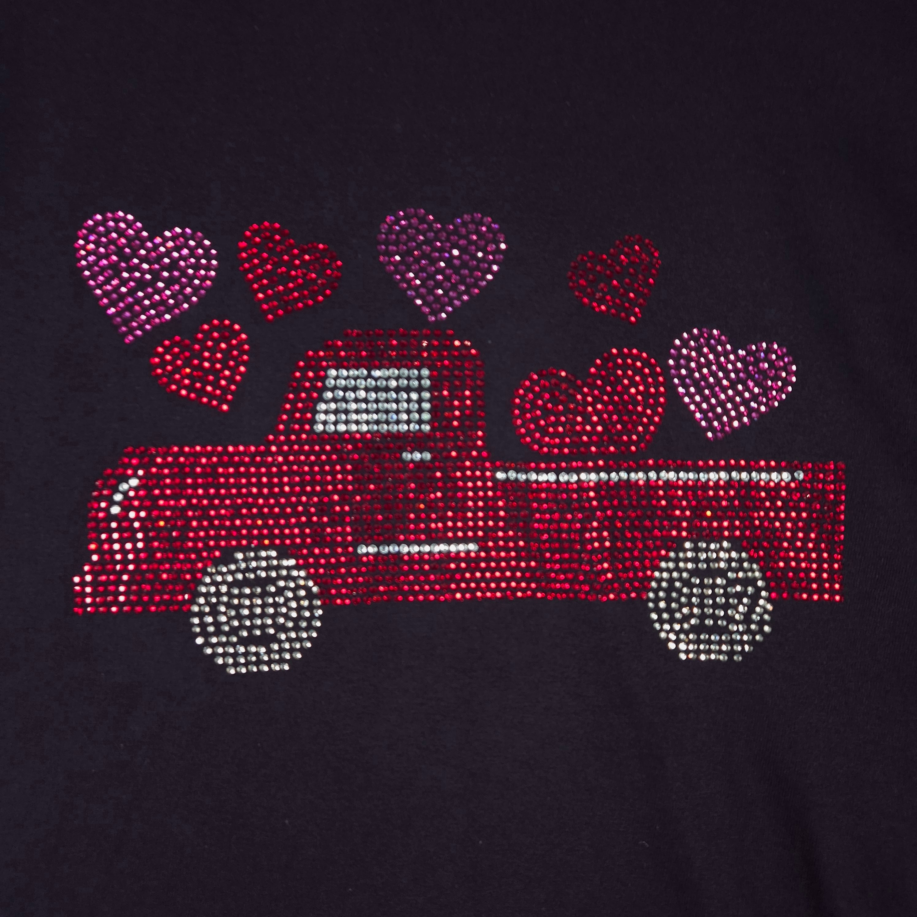 Valentine’s Truck Rhinestone Template (Digital Download)