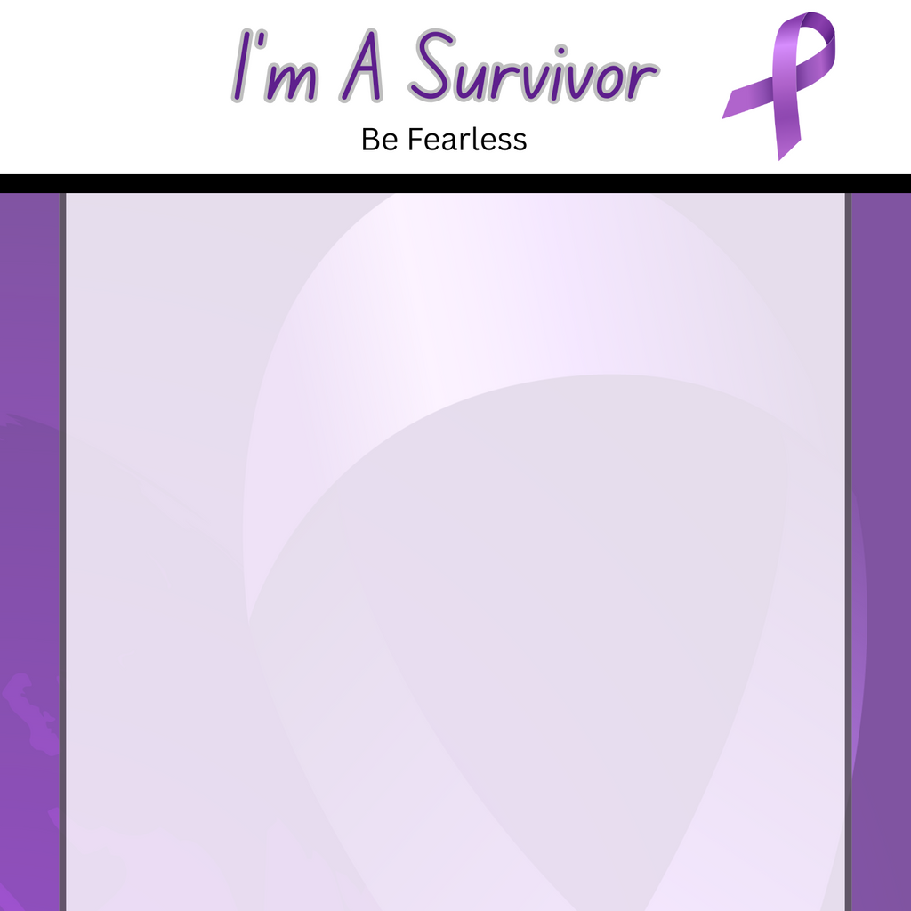 Cancer I'm a Survivor 3.25 x 8 Inches