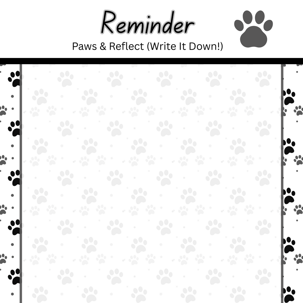 Cub Paw Notepad 3.25 x 8 Inches