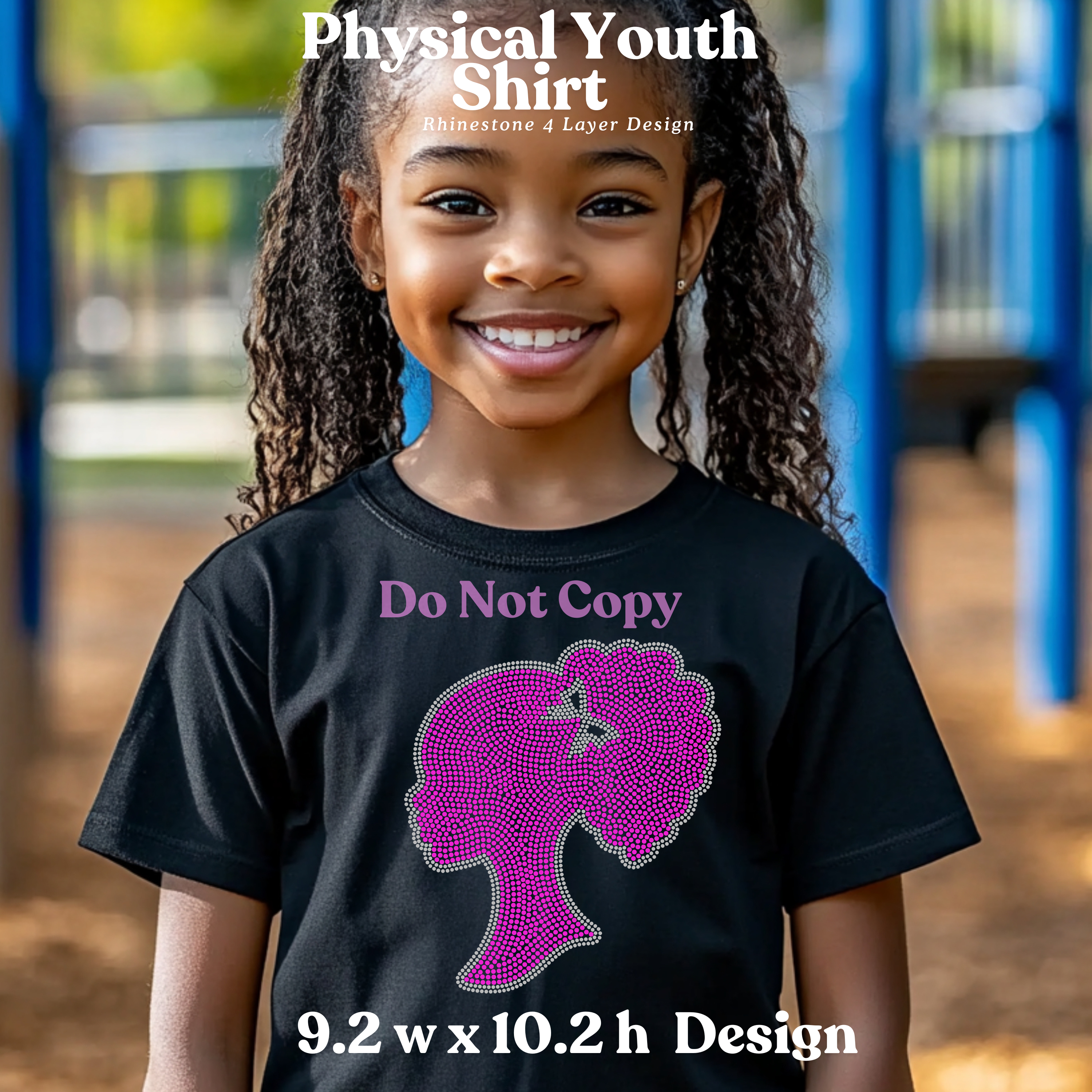 Youth Silhouette Rhinestone T-Shirt