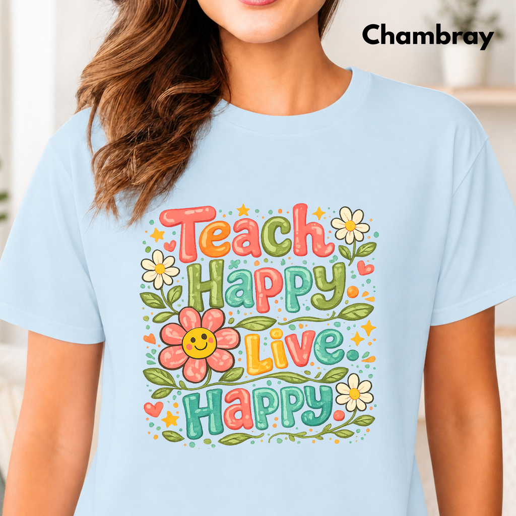 Teach Happy Live Happy T-Shirt