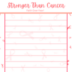 Cancer Stronger Than Cancer 3.25 x 8 Inches