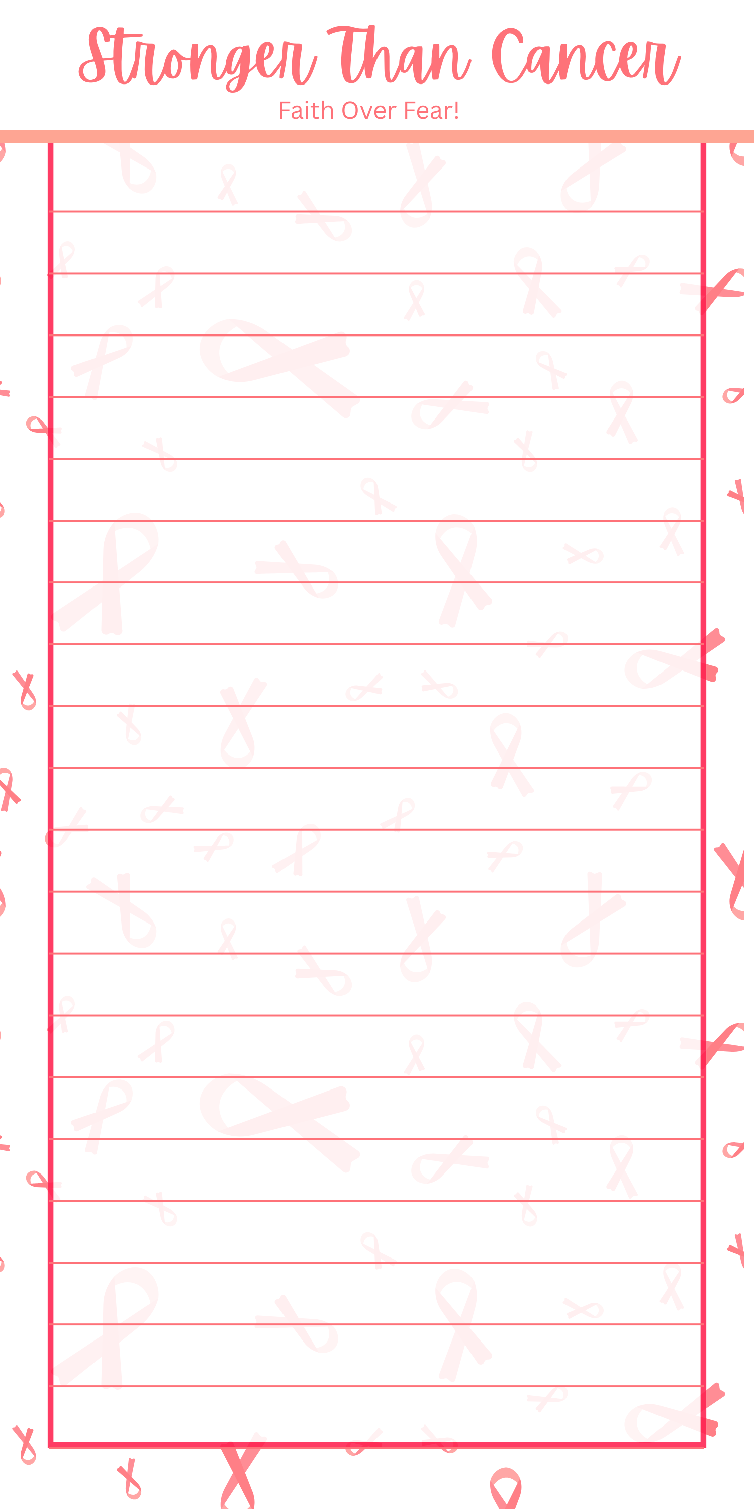 Cancer Stronger Than Cancer 3.25 x 8 Inches