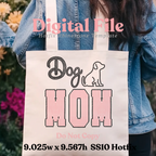 Dog Mom Rhinestone Template (Digital Download)