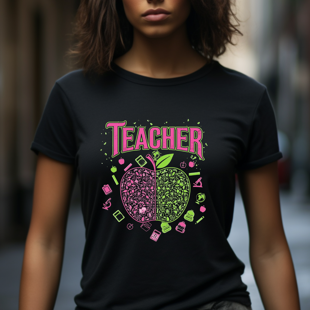 Wicked Teacher Apple DTF
