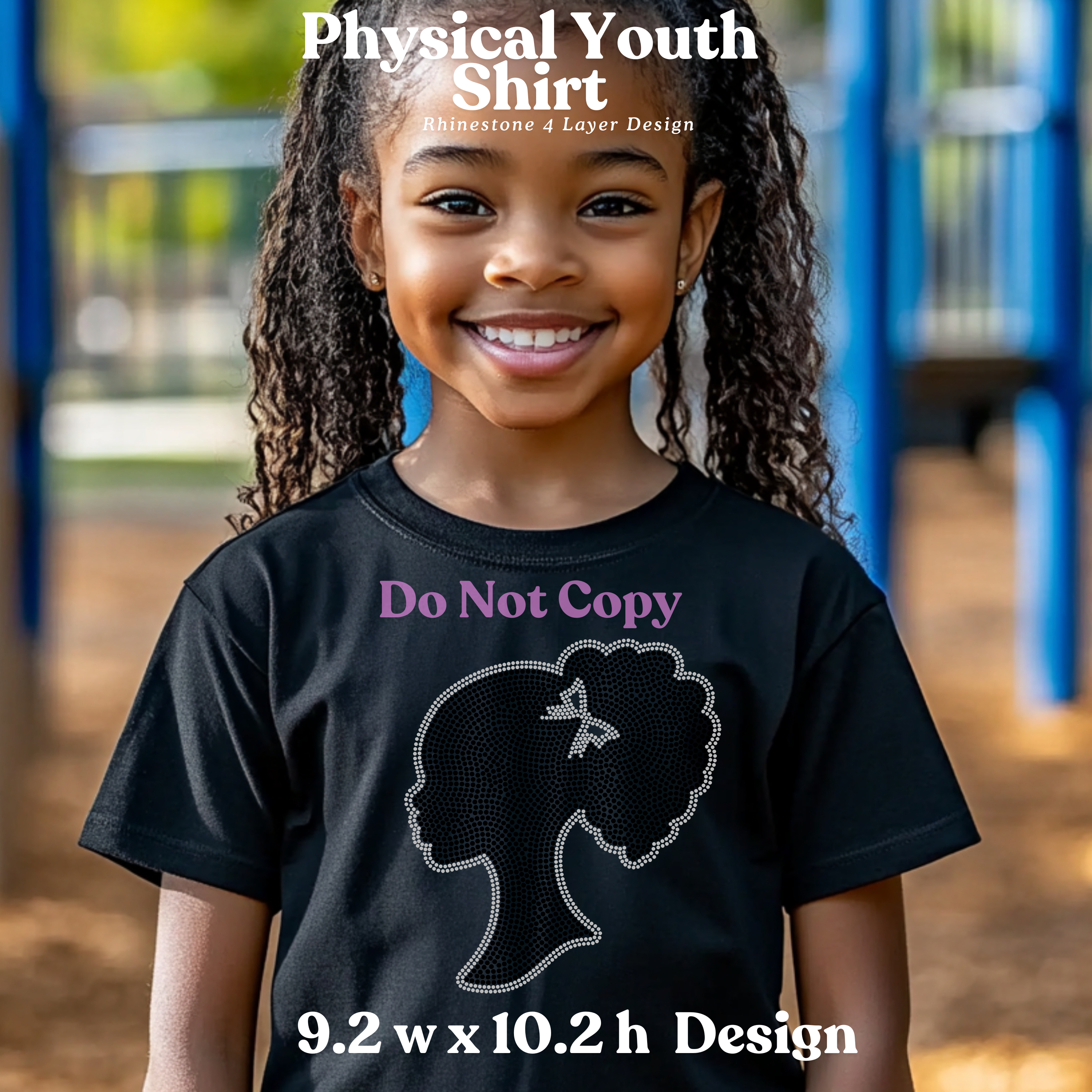 Youth Silhouette Rhinestone T-Shirt