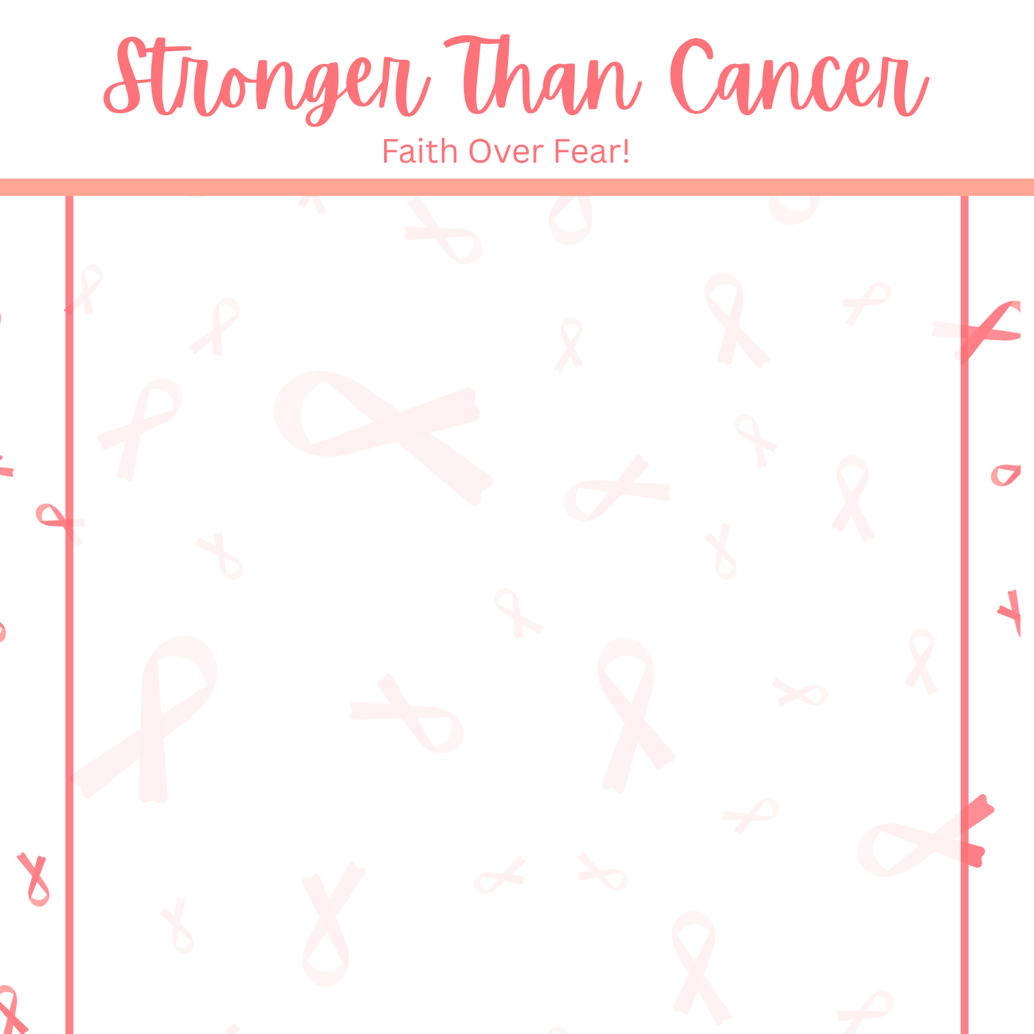 Cancer Stronger Than Cancer 3.25 x 8 Inches
