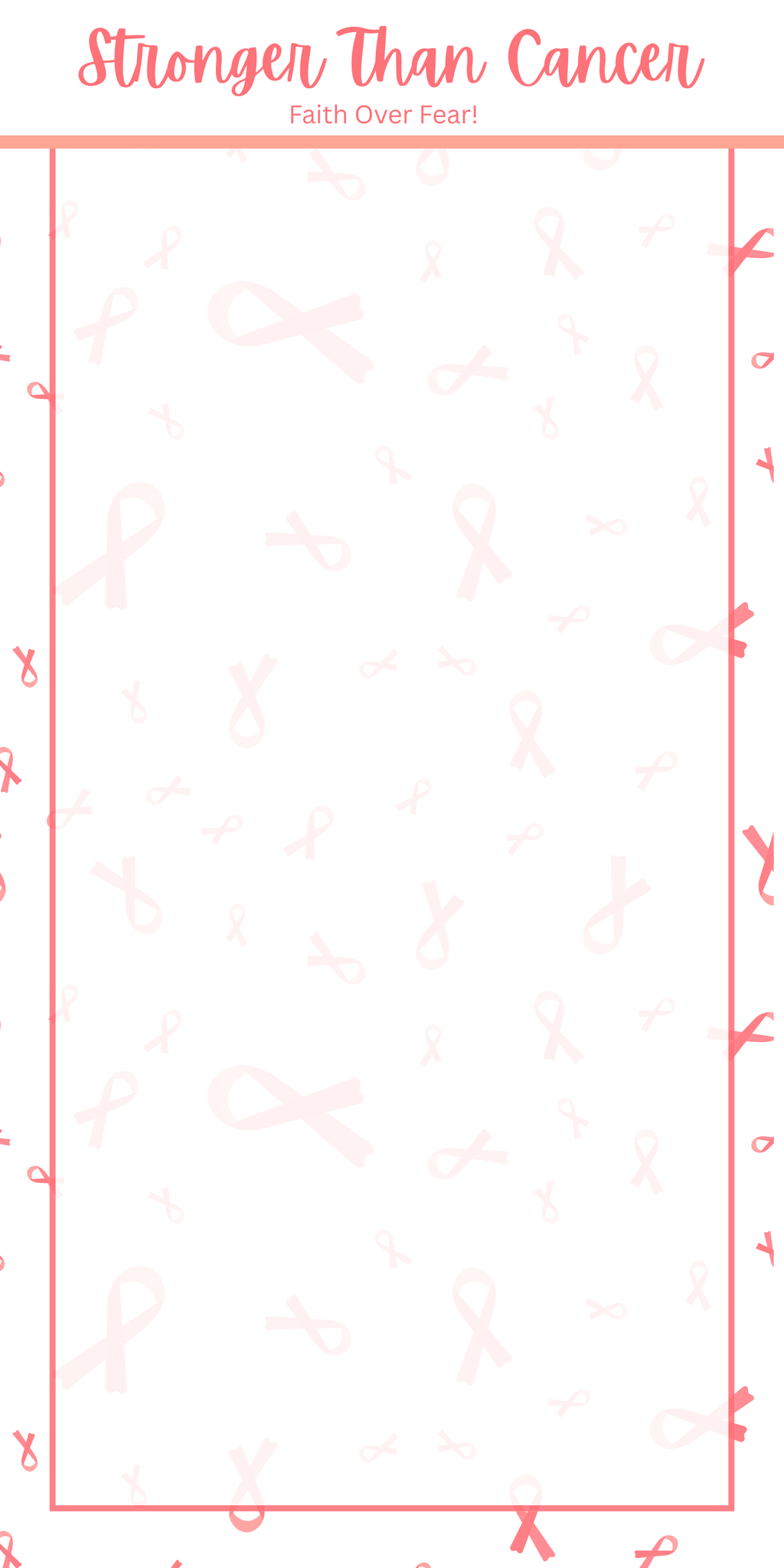 Cancer Stronger Than Cancer 3.25 x 8 Inches