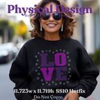 Love Stack Rhinestone T-Shirt