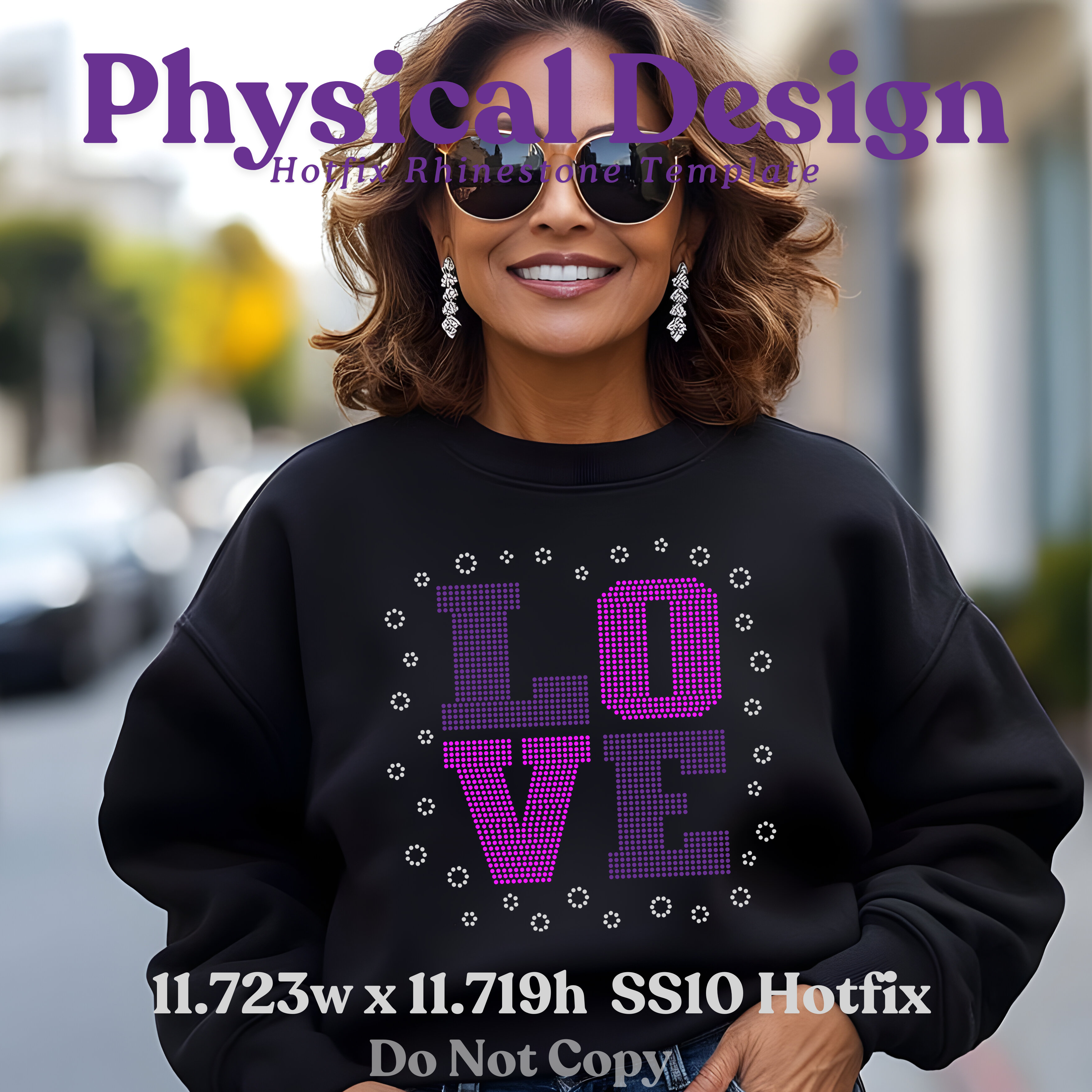 Love Stack Rhinestone T-Shirt