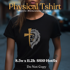 Lion & Cross Rhinestone T-Shirt