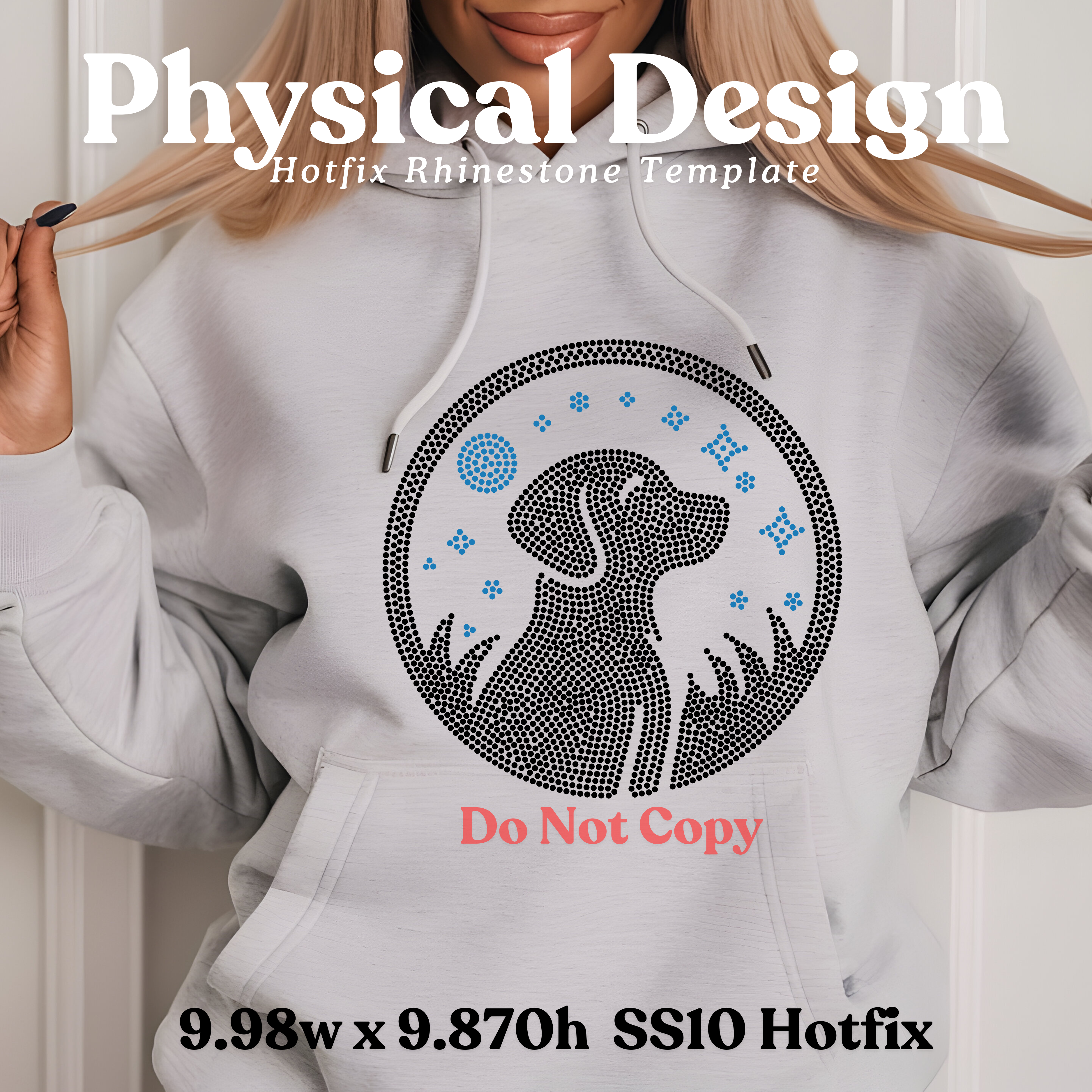 Puppy and Skyline Rhinestone T-Shirt