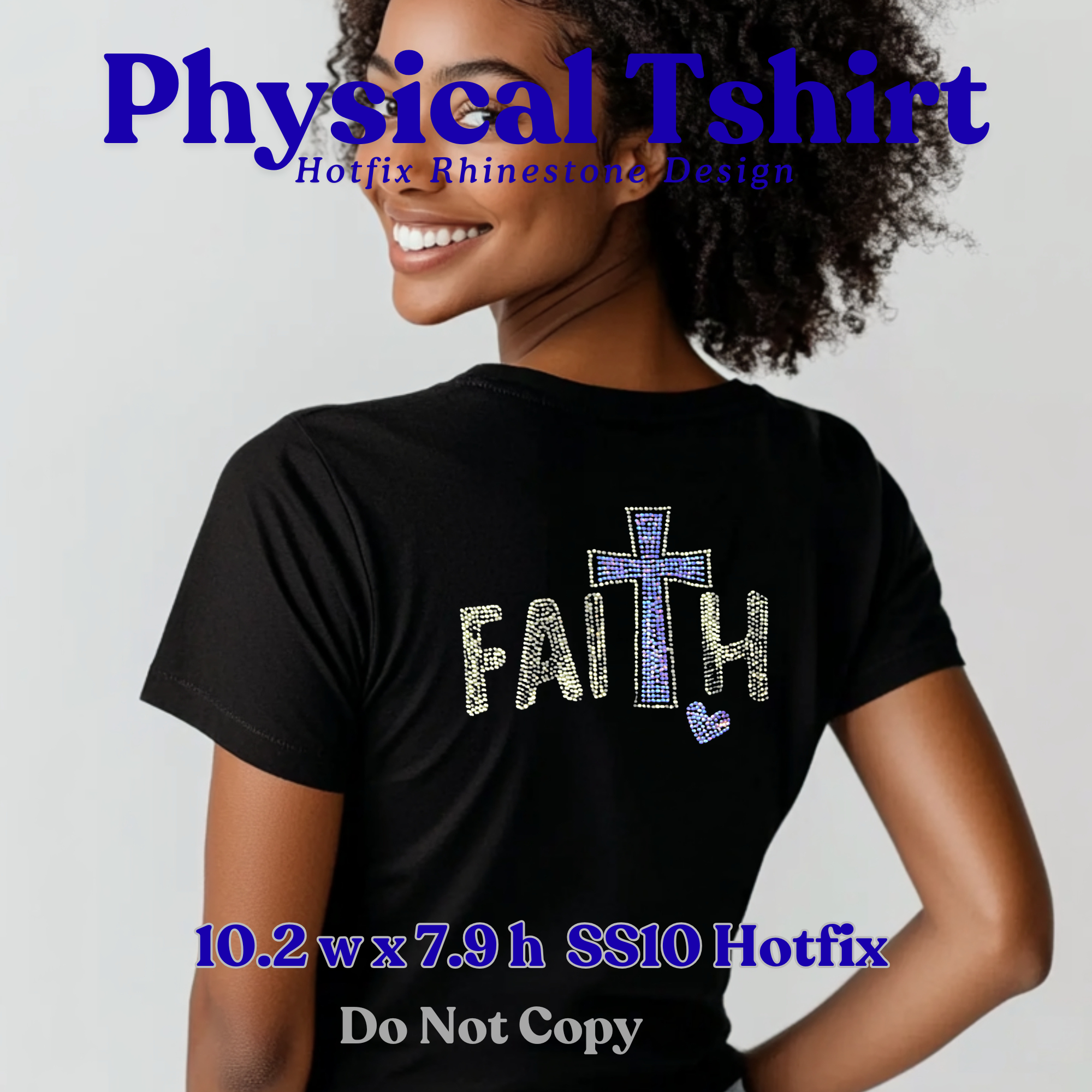 Faith Rhinestone T-Shirt