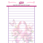 Cancer Fight With Heart 3.25 x 8 Inches