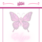 Cancer Hope and Love 3.25 x 8 Inches