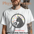 Cat/Kitten Skyline Rhinestone T-Shirt