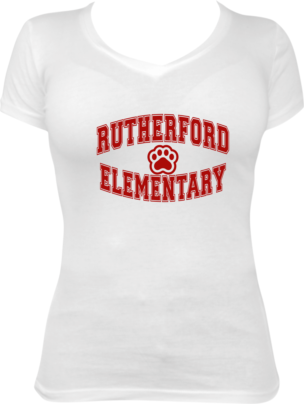 Rutherford Classic Logo with Paw
