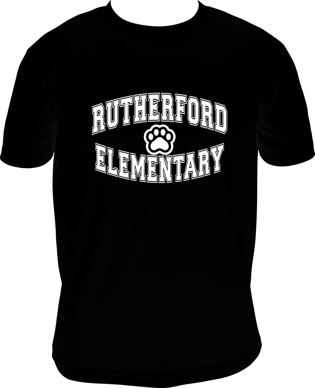 Rutherford Classic Logo with Paw