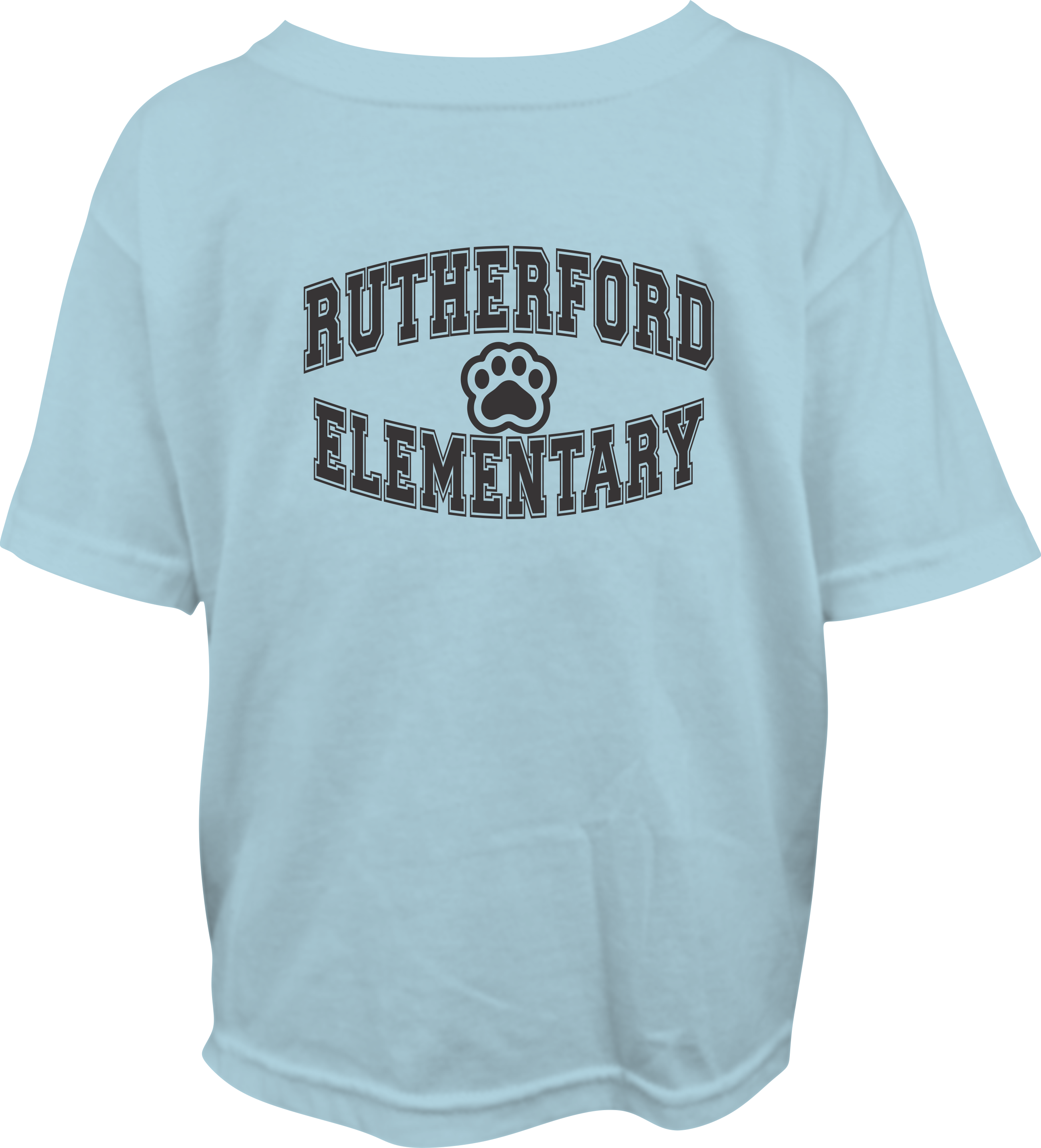 Rutherford Classic Logo with Paw